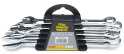 5-Piece Combination Wrench Set - 10, 12, 13, 14, 15mm
